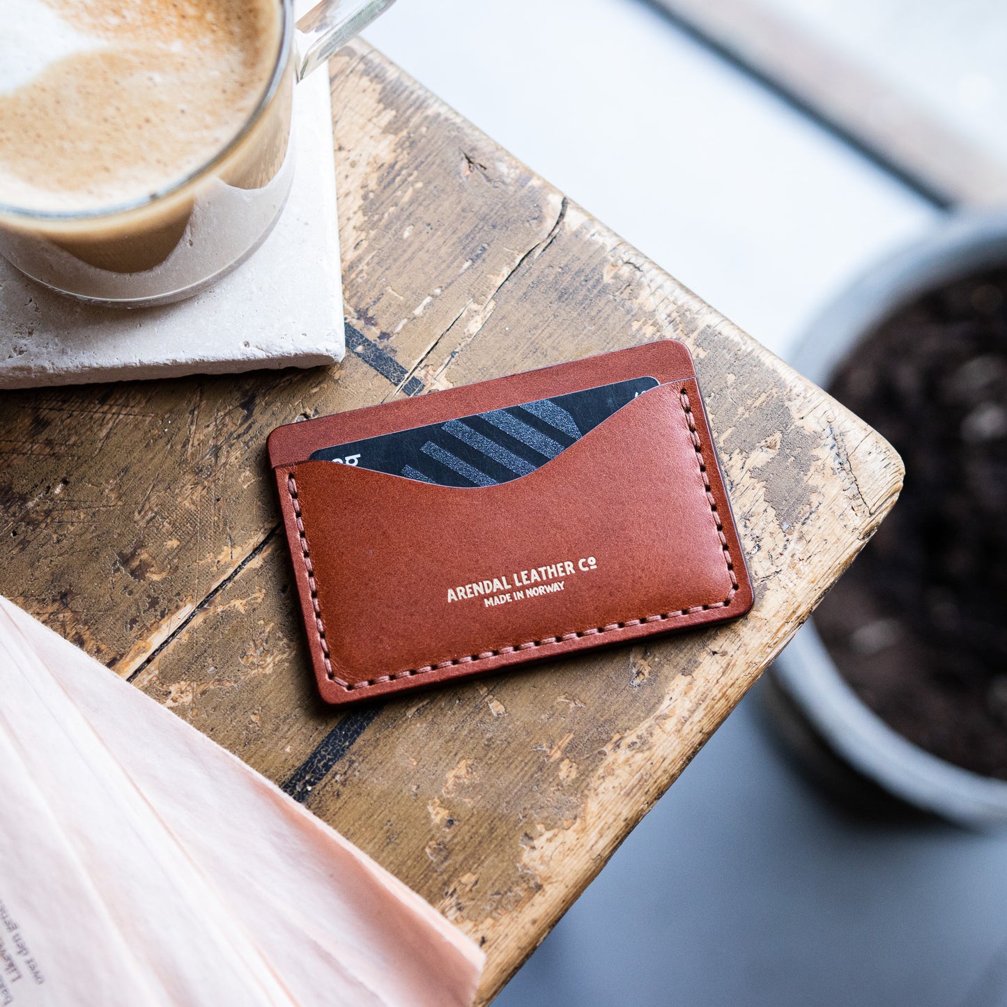 Slim Wallet - Light Brown