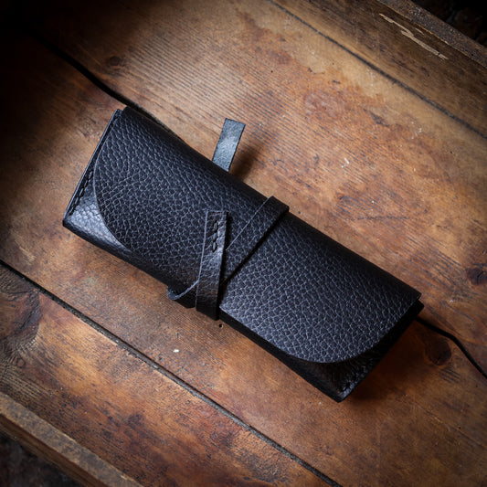 Glasses Case - Black Pebbled